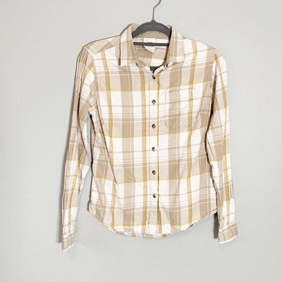 The North Face long sleeve plaid collared button down shirt - Size Medium - Picture 1 of 11